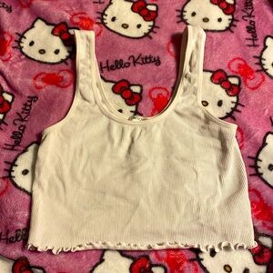 White tank top Size- S/M